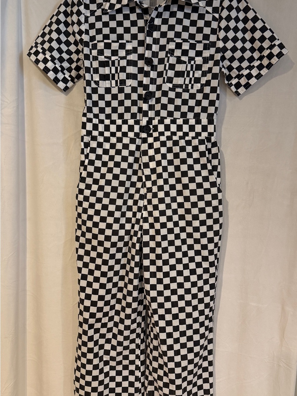 Anthropologie Saint Geraldine Marrs Checkered Coveralls/Jumpsuit - Picture 7 of 11
